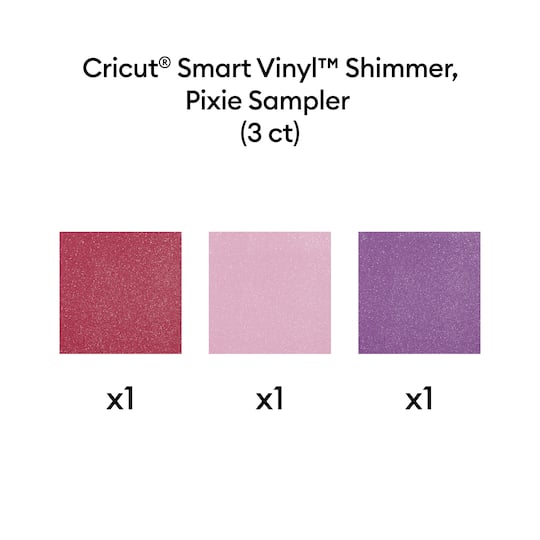 Cricut® Smart Vinyl™ Matless Permanent Vinyl Pixie Shimmer Sampler